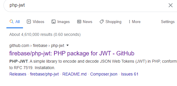 JWT google