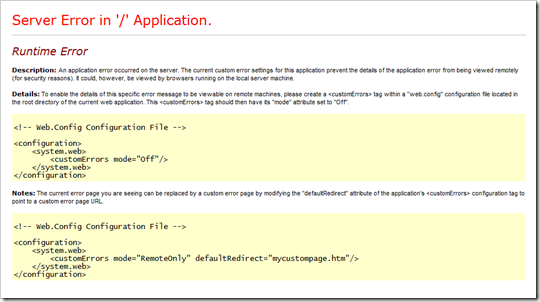 runtime error missing