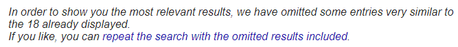 All the results, fast !