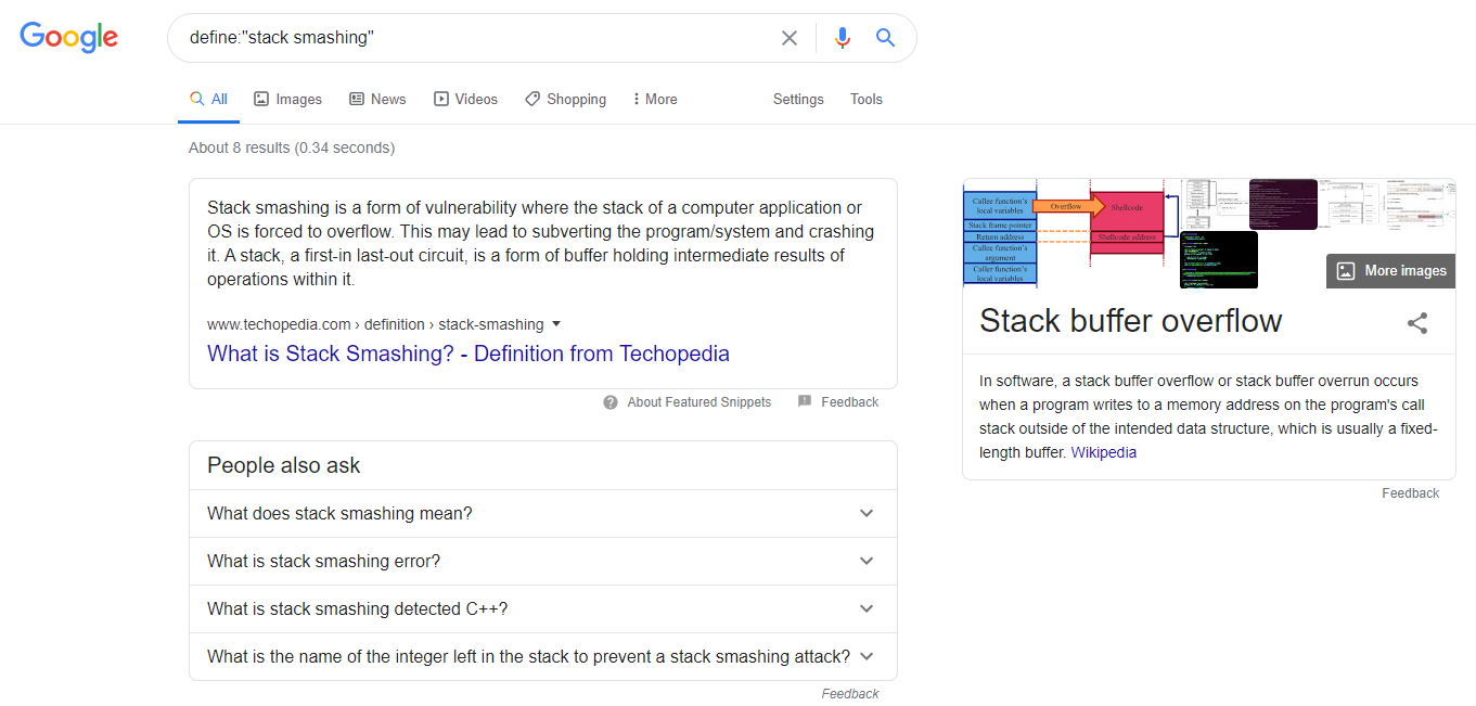 define search